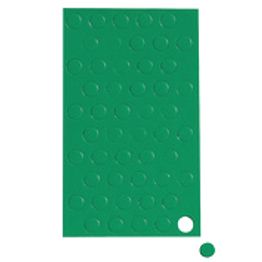 Simboli magnetici cerchio piccoli cerchi magnetici per lavagne bianche e lavagne per planning, 50 simboli per foglio, verdi