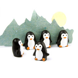 LIV-66, Pinguine, starke Kühlschrankmagnete, 6er-Set
