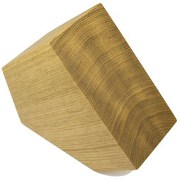 M-KNIFEB-002/oak, Bloc à couteaux magnétique Pentagon, bois de chêne, pour couteaux jusqu'à 900 g