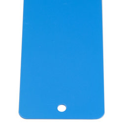 MB-16/blue, Barre magnétique 35 cm, support d'adhérence pour aimants, à visser, 6 aimants puissants incl., bleu