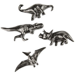 LIV-85, Dinosaure, aimants décoratifs pour réfrigérateur, lot de 4