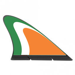 M-42/irl, Fanvin landvlag, magneetvlag voor de auto, Ierland