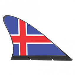 M-42/isl, Fanvin landvlag, magneetvlag voor de auto, IJsland