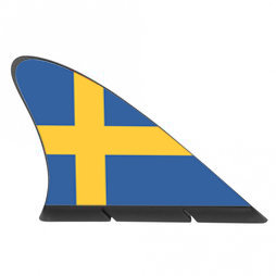 M-42/swe, Fanvin landvlag, magneetvlag voor de auto, Zweden