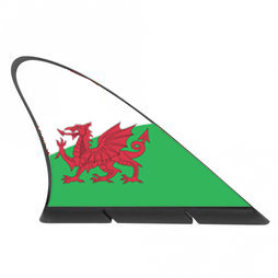 M-42/wls, Fanvin landvlag, magneetvlag voor de auto, Wales