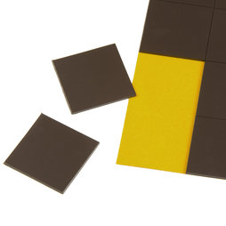 MS-TAKKI-02, Magnetic squares 30 x 30 mm, self-adhesive magnetic squares, 20 pieces per sheet