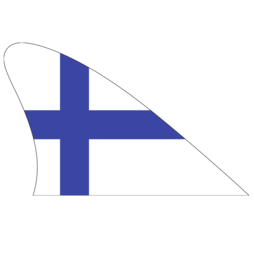 M-42/fin, Fanvin landvlag, magneetvlag voor de auto, Finland