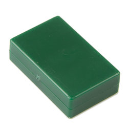 M-BLOCK-01/green, Parallélépipèdes magnétiques avec enrobage en matière synthétique, lot de 5 pcs., vert