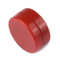 M-DISC-02/red, Disque magnétique avec enveloppe en matière synthétique, lot de 5 pcs., rouge