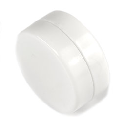 M-DISC-02/white, Dischi magnetici con involucro di plastica Ø 13,4 mm, 5 pezzi per set, bianco