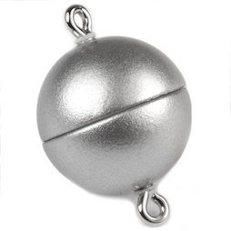 SV-ES-15, Fermoir bijoux magnétique rond et grand, pour colliers / bracelets, Ø 15 mm