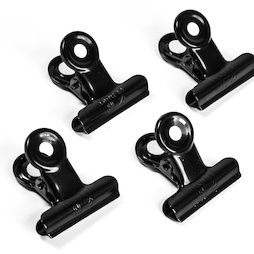 LIV-100, Pinces magnétiques petites, noires, lot de 4