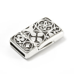 SV-K01, Sieraadsluiting magnetisch keltisch, voor armbanden, rechthoekig