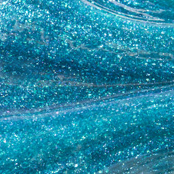 M-PUTTY-GLITTER/pac, Intelligent putty 'Pacific', met glitter, oceaanblauw, niet magnetisch!