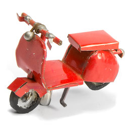 MCAR-01/scooter, MadagasCAR, mini-voertuigjes uit oude blikken, scooter