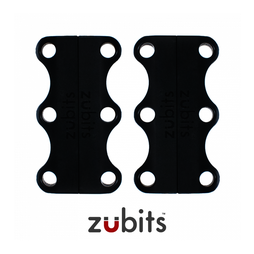 M-ZUB-02/black, Zubits® M, magnetische Schuhbinder, für Jugendliche & Erwachsene, schwarz