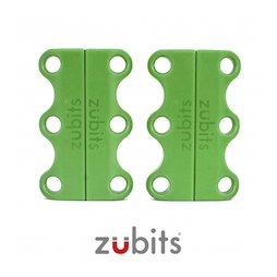 M-ZUB-01/green, Zubits® S, magnetische schoenveters, voor kinderen & senioren, groen