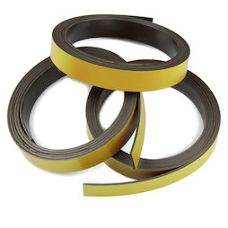 MT-10/gold, Nastro magnetico colorato 10 mm, da ritagliare per etichettare, rotoli da 1 m, color oro