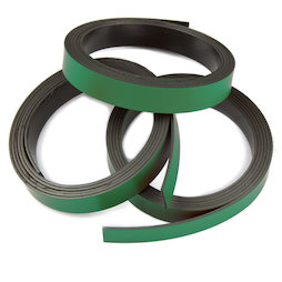 MT-10/green, Nastro magnetico colorato 10 mm, da ritagliare per etichettare, rotoli da 1 m, verde