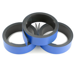 MT-20/blue, Cinta magnética azul 20 mm, para rotular y cortar, rollos de 1 m
