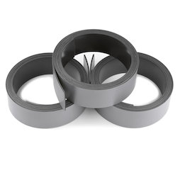 MT-20/silver, Bande magnétique couleur 20 mm, pour y écrire et pour découper, rouleaux d'1 m, coloris argent
