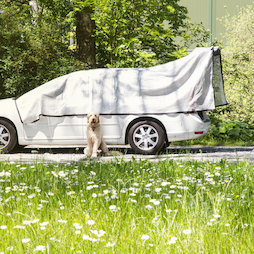 M-ALU-0305, Alunet 80% M, bâche de protection solaire 3 x 5 m, protège contre la chaleur & les coups de soleil