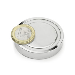 FGN-48, Aimant en pot à coller, Ø 48 mm