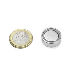 FGN-20, Glue-in pot magnet, Ø 20 mm