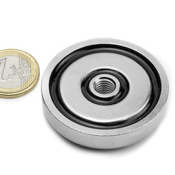 ITN-48, Topfmagnet mit Innengewinde M8, Ø 48 mm