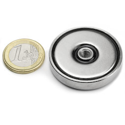 ITN-40, Topfmagnet mit Innengewinde M6, Ø 40 mm