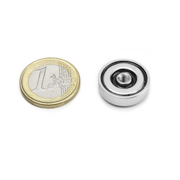 ITN-20, Pot magnet with internal thread M4, Ø 20 mm