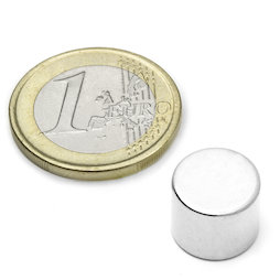 Schijfmagneet Ø 12 mm, hoogte 10 mm