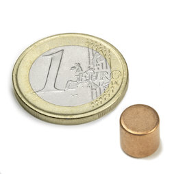 Disque magnétique Ø 8 mm, hauteur 8 mm