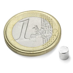 Disque magnétique Ø 4 mm, hauteur 4 mm