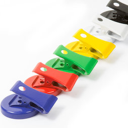 LIV-122, Clips magnétiques de couleur, en ferrite, lot de 6