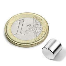 Disque magnétique Ø 8 mm, hauteur 8 mm