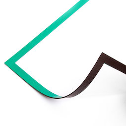 QMS-A4/green, Magneetkader A4, om aanwijzingen op te hangen, voor whiteboards, kasten enz., groen