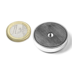 ITF-32, Topfmagnet Ferrit mit Innengewinde M4, Ø 32 mm