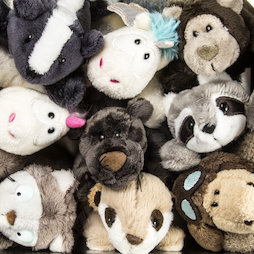 LIV-123, MagNICI peluches magnétiques, avec des aimants dans ses pattes, 12 cm