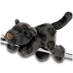 LIV-123/panther, MagNICI magnetic plush toys, panther Carter, with magnets in paws