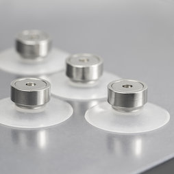 M-SN-05, Ventouse magnétique Ø 40 mm extra-forte, avec aimant en pot avec filetage intérieur Ø 20 mm