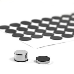 M-SIL-15, Disques en silicone Ø 15 mm, Autocollants, lot de 60