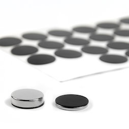 M-SIL-20, Silikonscheiben Ø 20 mm, selbstklebend, 36 Stück pro Set