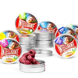 M-PUTTY-MINI, Pâte à modeler intelligente 'mini', différentes couleurs, en petites boîtes, non magnétique !