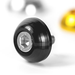 OSC-01/black, Unterlegscheibe, aus eloxiertem Aluminium, schwarz, nicht magnetisch!