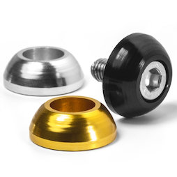 OSC-01, Rondelle, en aluminium anodisé, dans différentes couleurs, non magnétique !
