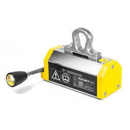 WS-LHM-300E, Magnete di sollevamento MaxX 250, carico massimo 300 kg, per materiali piatti e rotondi, coefficiente di sicurezza 3:1
