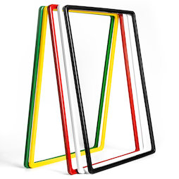 SF-FRM-A3, Plakatrahmen A3, aus Kunststoff, mit abgerundeten Ecken, inkl. U-Tasche