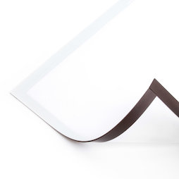 QMS-A4/white, Cadre magnétique A4, pour accrocher des notes, pour tableaux blancs, armoires, etc., blanc