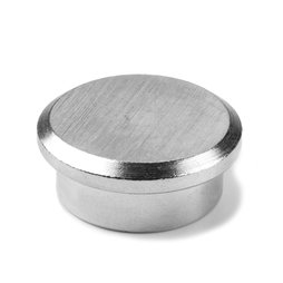 PBM-22, Steel 22, kantoormagneet neodymium van staal, Ø 22 mm